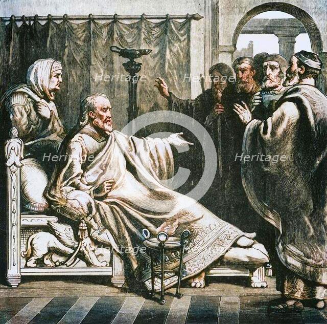 'Death of Augustus', 1890.   Creator: Unknown.