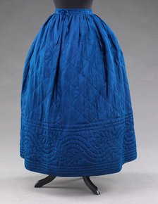 Petticoat, American, 1840-50. Creator: Unknown.