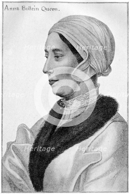 Anne Boleyn, 16th century, (1910). Artist: Unknown