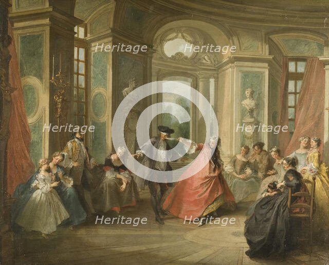 Blind Man's Buff, c18th century. Creator: Nicolas Lancret.