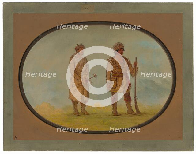 Two Cherokee Chiefs, 1861/1869. Creator: George Catlin.