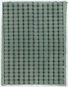 Sheet with overall guilloche pattern, late 18th-mid-19th century., late 18th-mid-19th century. Creator: Anon.