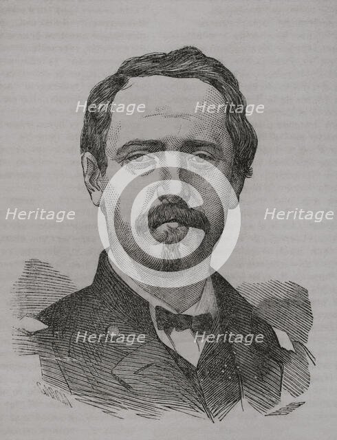 Portrait of Gustave Paul Cluseret (1823-1900), French military officer and politician, 1871. Creator: Unknown.