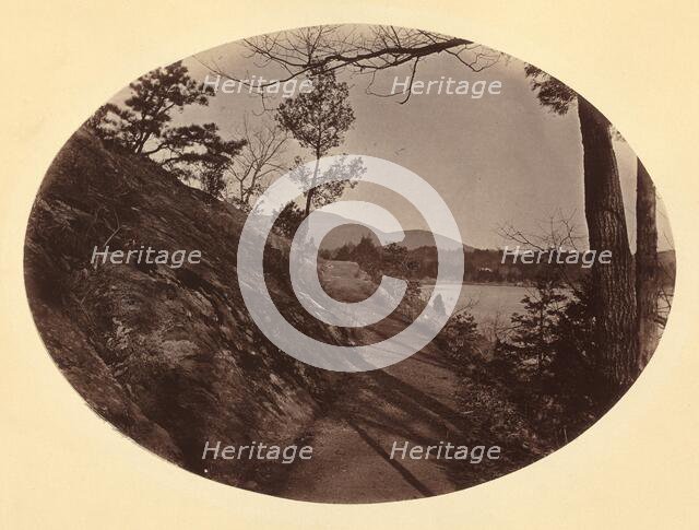 F.W. 4 (Old Chain Battery Walk), West Point, New York, c.1867-1868. Creator: George K Warren.