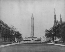 'Washington Monument, Baltimore', c1897. Creator: Unknown.
