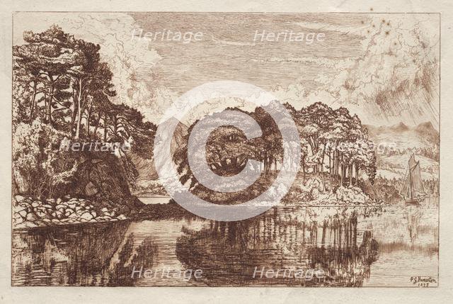 The Lake, 1875. Creator: Philip Gilbert Hamerton (British, 1834-1894).