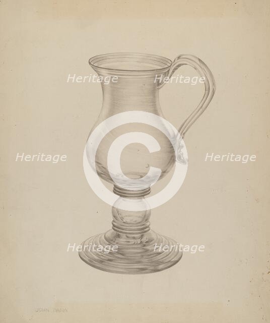 Mug, c. 1940. Creator: John Dana.