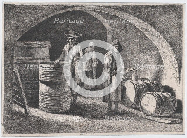 The Small Coopers, 1770. Creator: Jean-Jacques de Boissieu.