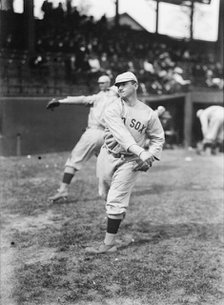Baseball, Professional - Boston Players, 1913. Creator: Harris & Ewing.