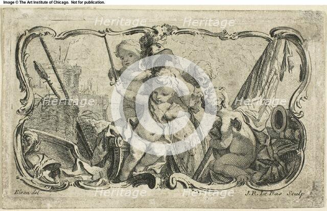 Putti at War, n.d. Creator: Jacques Philippe Le Bas.