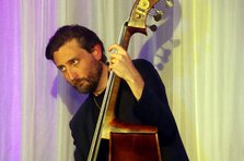 Ferg Ireland, Georgia Cecile Quartet, Watermill Jazz Club, Dorking, Surrey, 7 October 2025. Creator: Brian O'Connor.