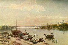 'Barrackpur - On the Ganges Near Calcutta', 1840s, (1901). Creator: Charles Stewart Hardinge.