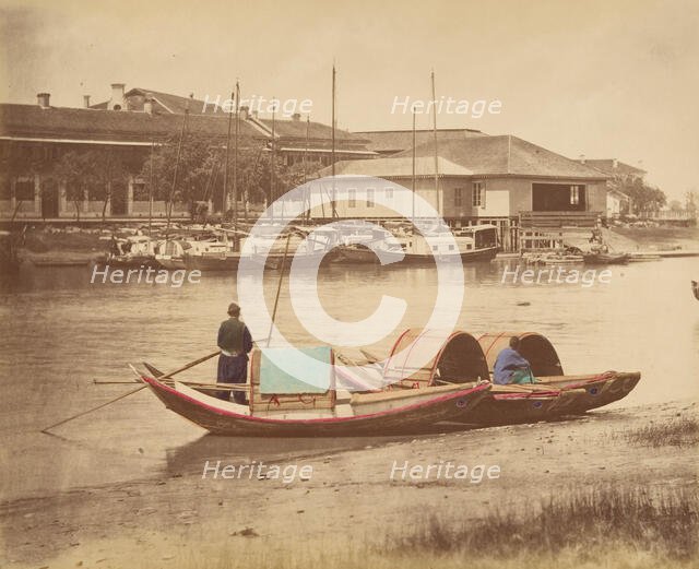 Sampan, 1870s. Creator: Unknown.