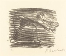 Walk in the Shadow, 1922. Creator: Ernst Barlach.