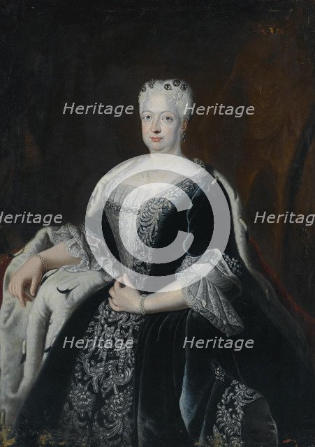Sophia Dorothea of Hanover (1687-1757), Queen consort in Prussia. Artist: Pesne, Antoine, School (1683-1757)