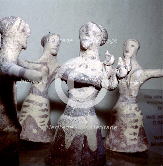 Minoan 'Sacred Dance', Palaikastro, Eastern Crete, Post-Palatial Period, c1400BC- c1100 BC. Artist: Unknown.