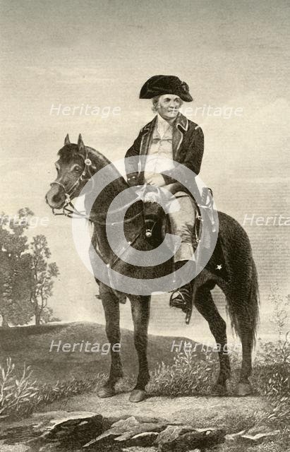 'General Israel Putnam, showing uniform of a Continental trooper', c1770, (1937). Creator: Unknown.