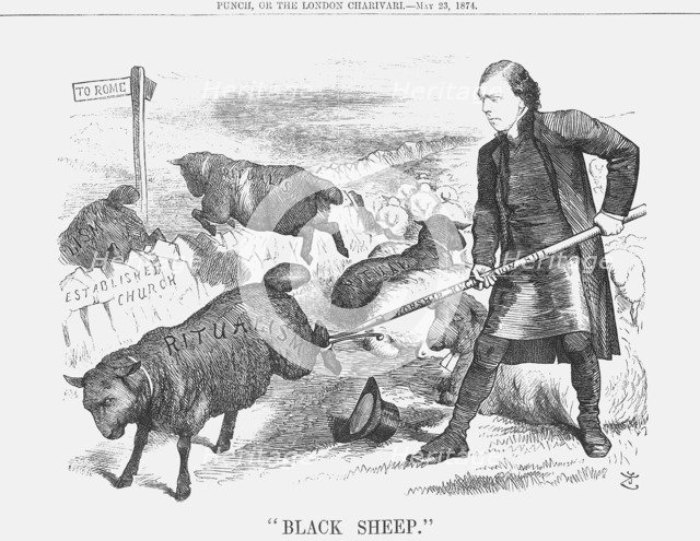 Black Sheep, 1874. Artist: Joseph Swain