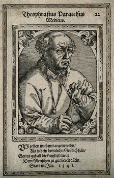 Philippus Theophrastus Aureolus Bombastus von Hohenheim (Paracelsus), 1587. Creator: Stimmer, Tobias (1539-1584).