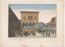 View of the Town Hall in Udine, 1700-1799. Creator: Unknown.