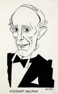Viscount Halifax (1st Earl of Halifax), between 1939 and 1944. Creators: Central Office of Information, John Musgrave-Wood.