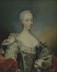 Juliane Marie, Frederik V's second queen, 1721-1769. Creator: Peter Wichmann.
