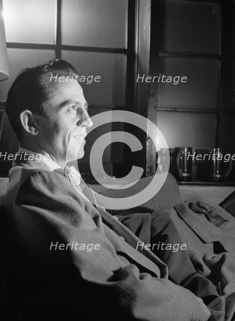 Portrait of Boyd Raeburn, Edwin A. Finckel's home, Greenwich Village, New York, N.Y., ca. July 1946. Creator: William Paul Gottlieb.