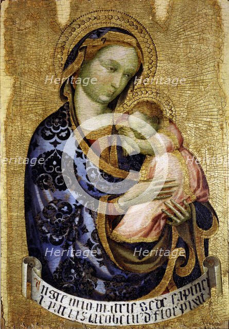 Madonna with Child, First third of the 15th century. Creator: Jacobello del Fiore (ca 1370-1439).