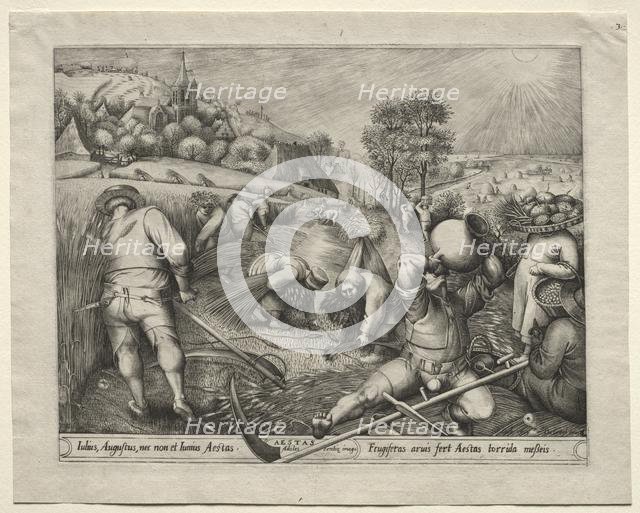 The Four Seasons: Summer, 1570. Creator: Pieter van der Heyden (Netherlandish, c. 1530-c. 1575).