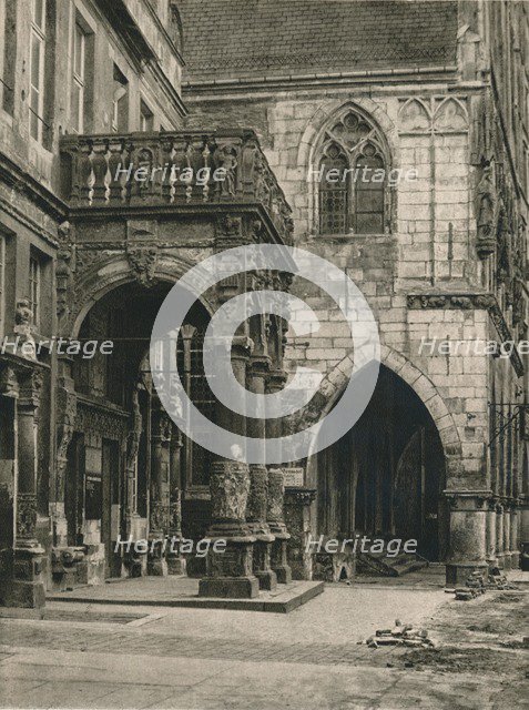 'Munster (Westfalen). Stadtweinhaus - Rathaus', 1931. Artist: Kurt Hielscher.