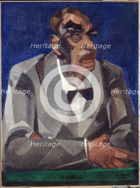 Octave Mirbeau (1848-1917), writer and journalist, 1919. Creator: Unknown.