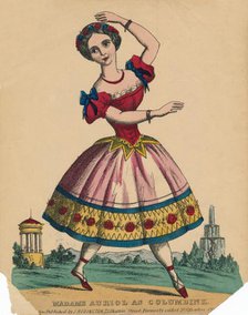 'Madame Auriol as Columbine', c1849. Creator: Unknown.