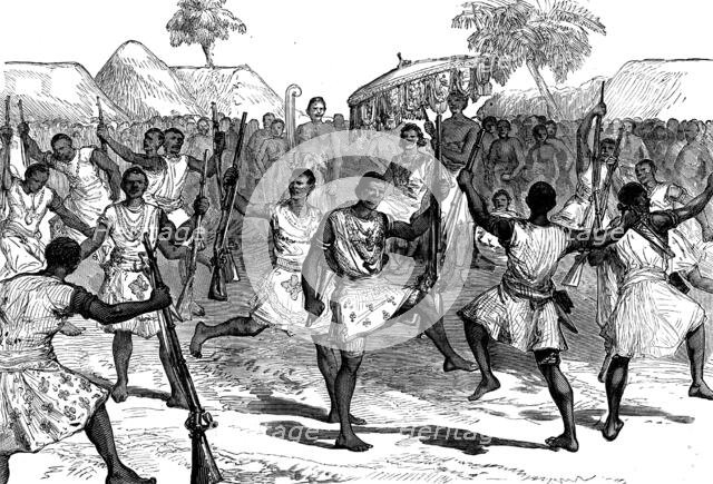 Ashantee war-dance, 1873. Creator: Unknown.