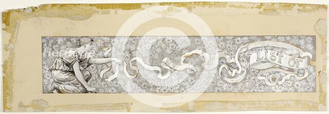 Head-Piece to List of Drawings, 1885/88. Creator: Will H. Low.