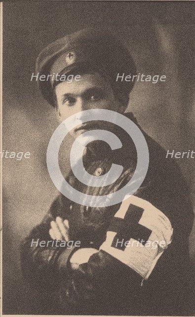 Alexander Vertinsky in Hospital Uniform, 1914.