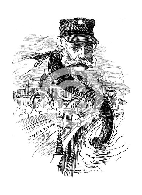 Joseph Bazalgette (1819-1891), English civil engineer, 1883. Artist: Edward Linley Sambourne