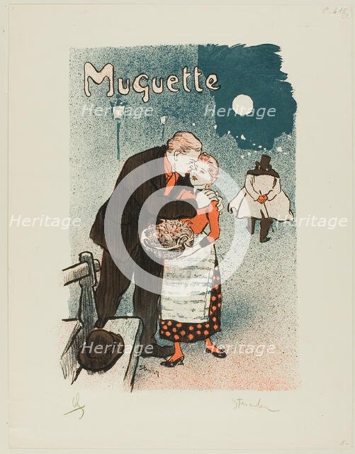 Muguette, 1892. Creator: Theophile Alexandre Steinlen.