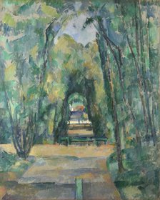 Avenue at Chantilly, 1888. Artist: Cézanne, Paul (1839-1906)