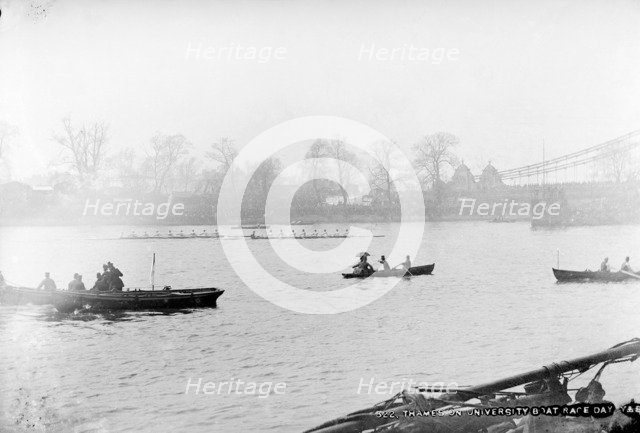 River Thames, Hammersmith, London, c1870-1900. Artist: Henry Taunt