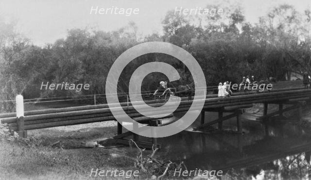 Marson's Crossing, Brisbane River, 1925. Creator: Jack Bain.