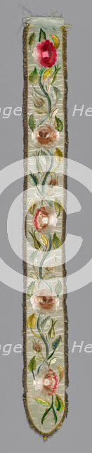 Border Fragment, France, 1775/1825. Creator: Unknown.