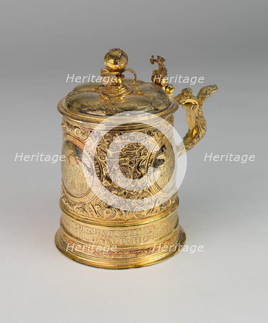 Tankard with Biblical Scenes, Passau, 1569. Creator: Unknown.