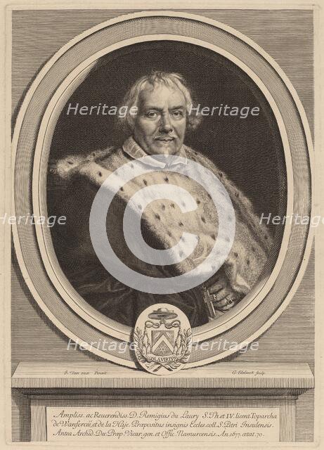 Remi Du Laury, probably 1679. Creator: Gerard Edelinck.