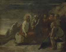 Christ and his Disciples, 1830-1879. Creator: Honore Daumier.