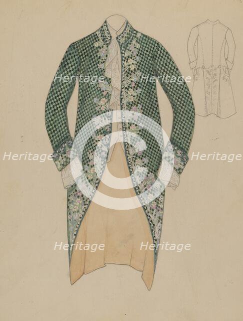 Man's Coat, 1935/1942. Creator: Nancy Crimi.