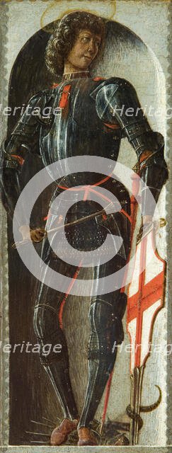 Polittico Griffoni: Saint George, 1470-1472. Creator: Ercole de' Roberti, (Ercole Ferrarese) (c. 1450-1496).