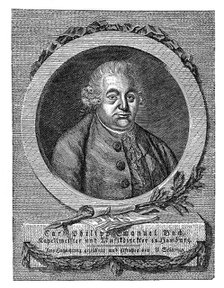 Carl Philip Emanuel Bach (1714-1788), German composer and musician. Artist: Unknown
