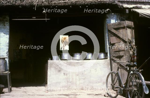 Roadside restaurant, India, 1988. Creator: Amanda Waite.