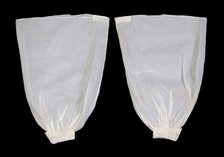 Undersleeves, American, ca. 1860. Creator: Unknown.