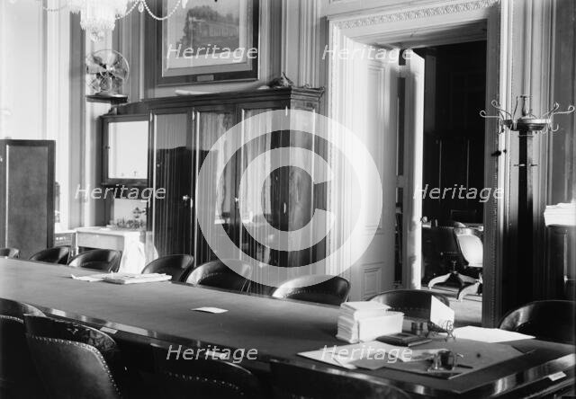 House of Representatives Committees - Post Office And Post Roads. Committee Room, 1913. Creator: Harris & Ewing.